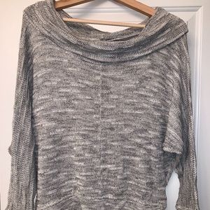 Anthropologie Grey Knit Sweater